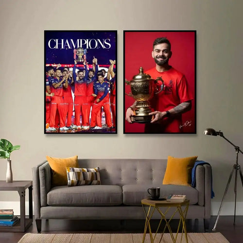 RCB WPL Champions Poster /Set of 2 -  - Jolly Gifts And Arts