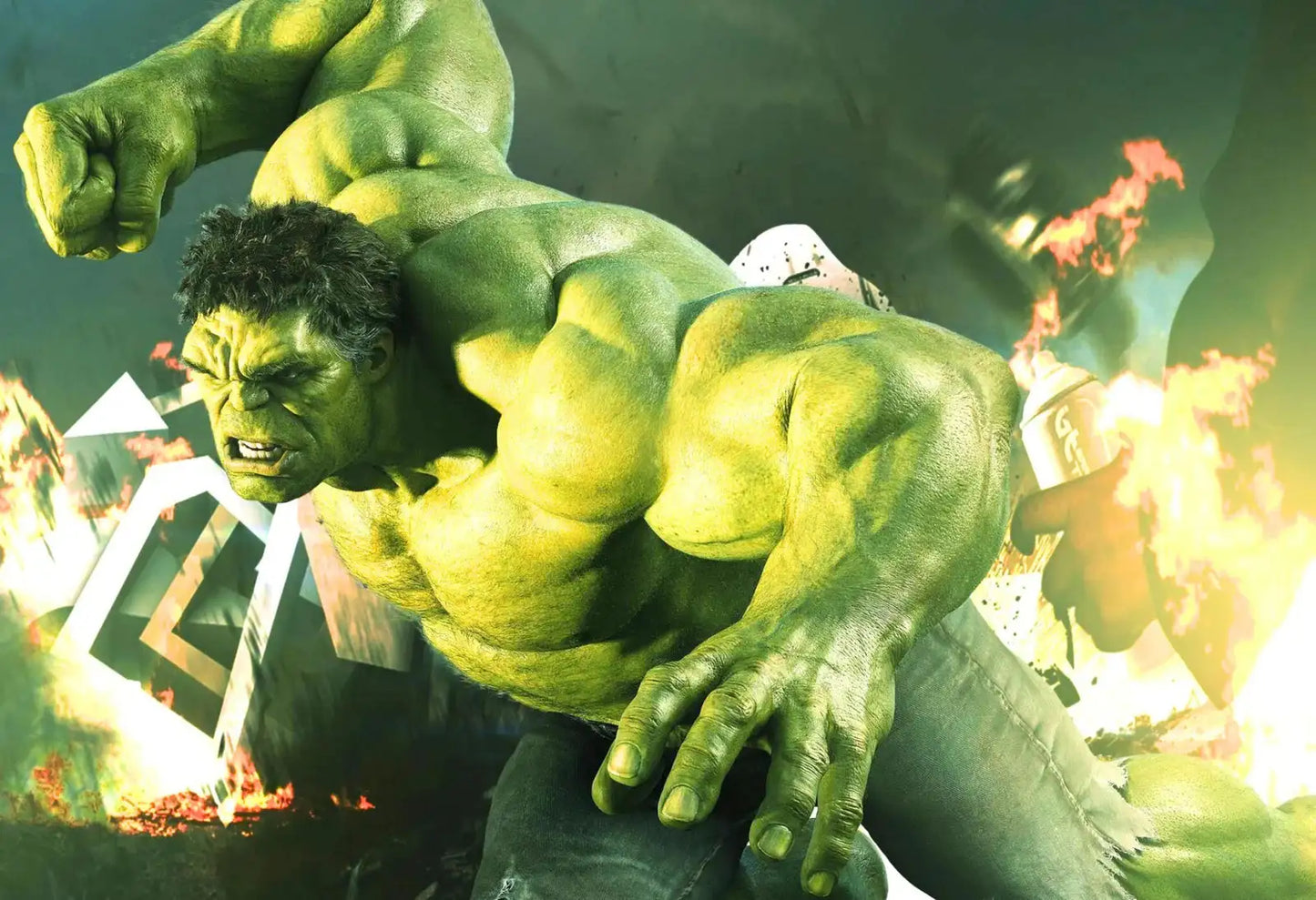 The Incredible Hulk Smash Action Poster -  - Jolly Gifts And Arts