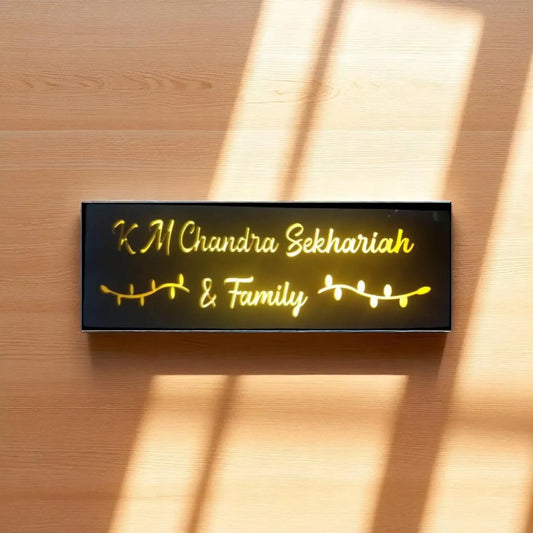 Personalized Tree Theme Acrylic Name Plate