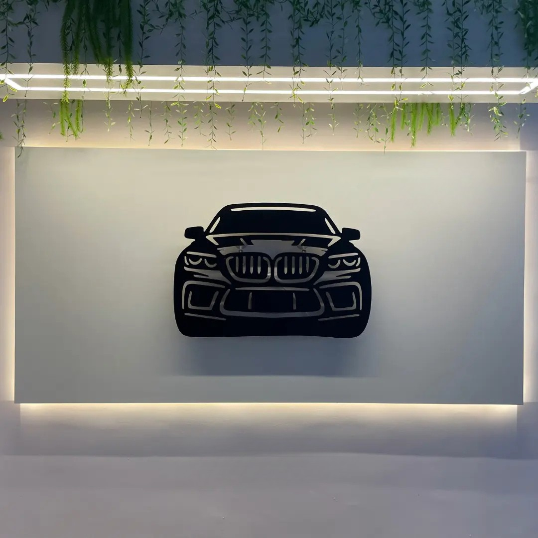 SUV Front Silhouette Sign | Ultimate BMW Fan Wall Art -  - Jolly Gifts And Arts