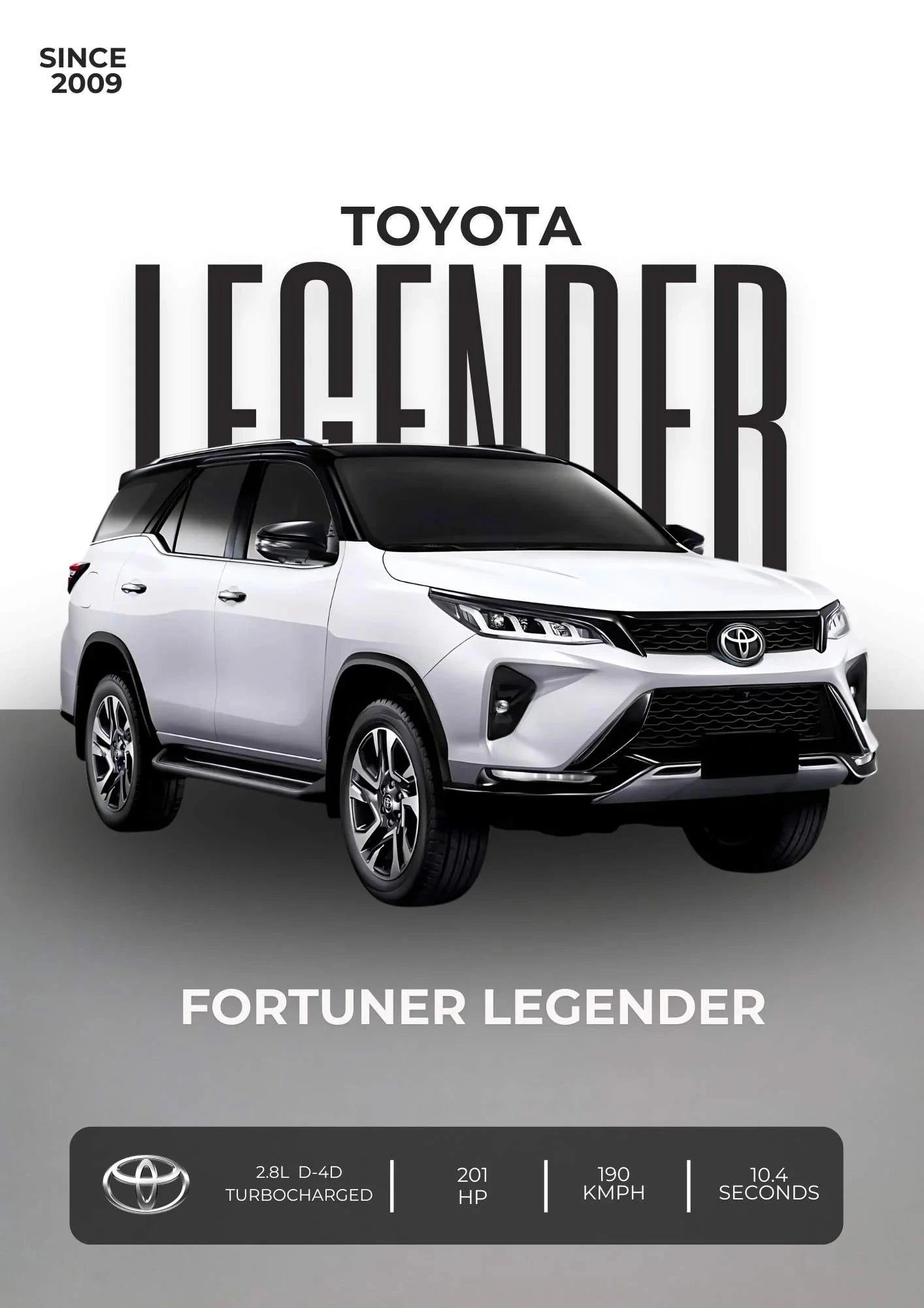 Fortuner Legender Car Poster