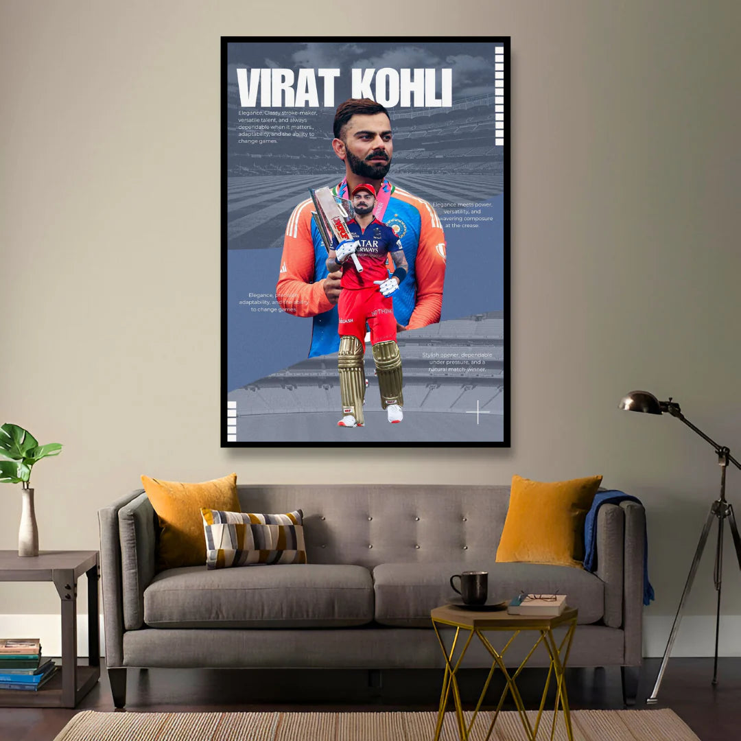 Virat Kohli "King Kohli" Poster -  - Jolly Gifts And Arts