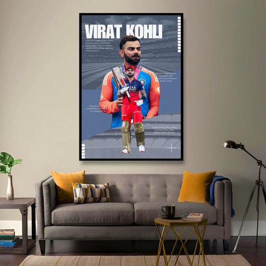 Virat Kohli "King Kohli" Poster -  - Jolly Gifts And Arts
