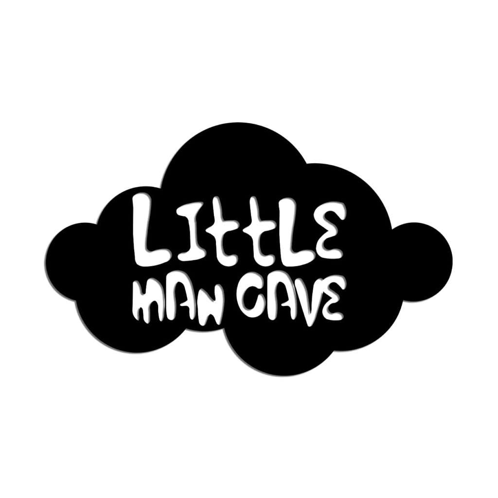 "Little Man Cave" Cloud Wall Decor -  - Jolly Gifts And Arts