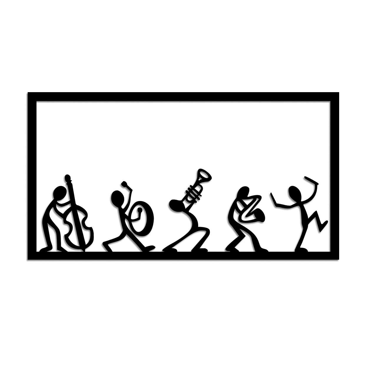 Whimsical Musician Figures Wall Decor -  - Jolly Gifts And Arts