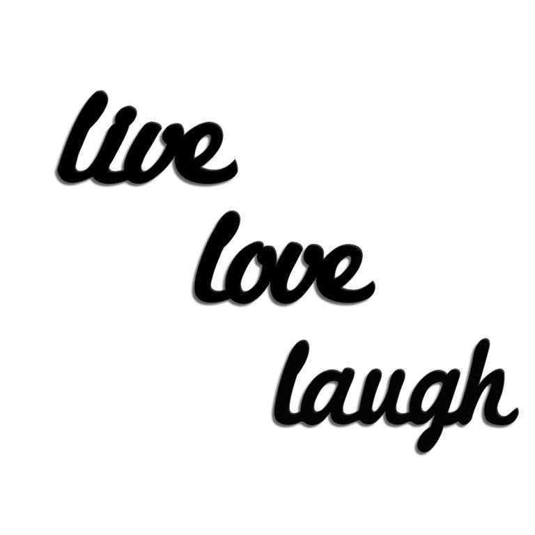 "Live Love Laugh" Wall Decor -  - Jolly Gifts And Arts