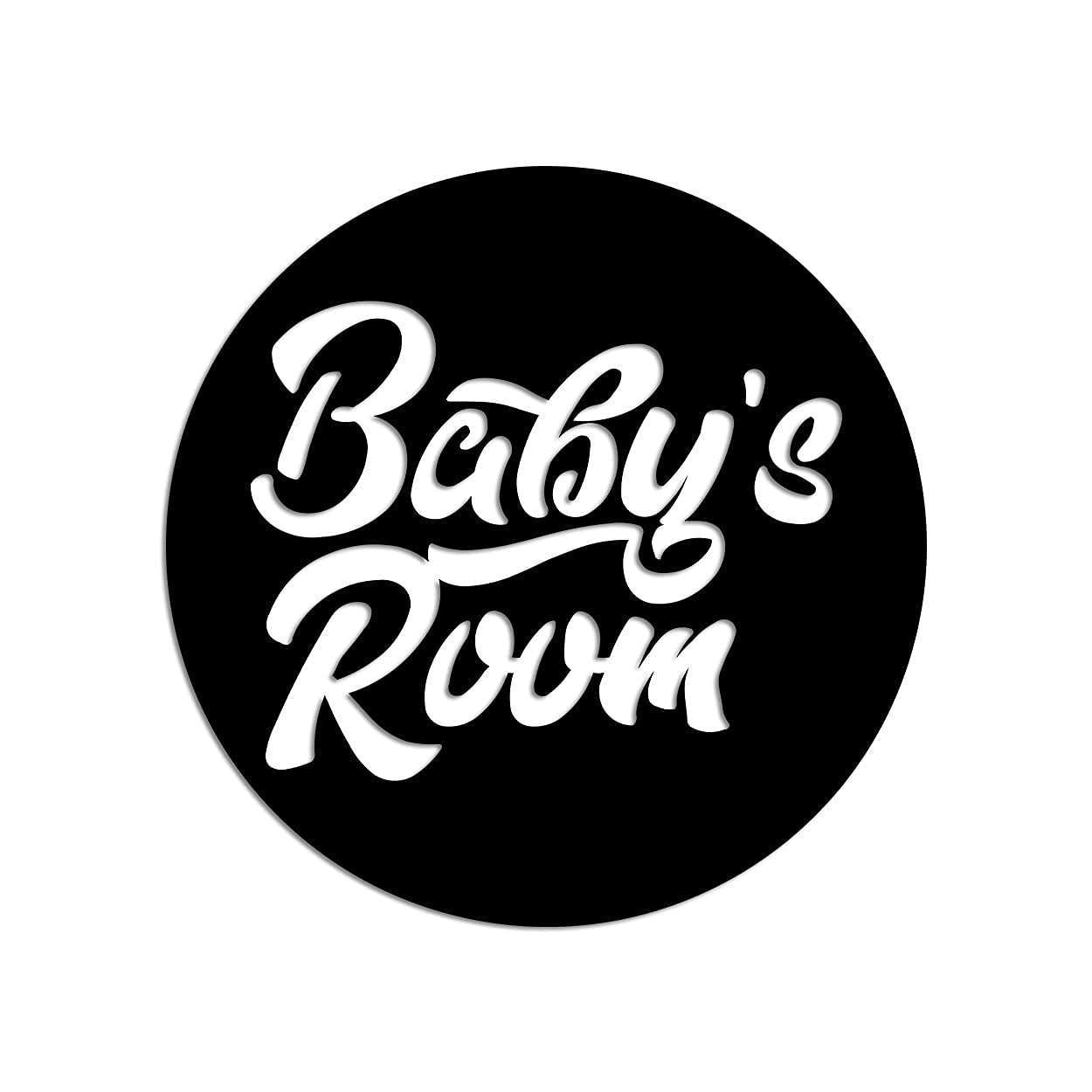 "Baby's Room" Round Wall Art -  - Jolly Gifts And Arts