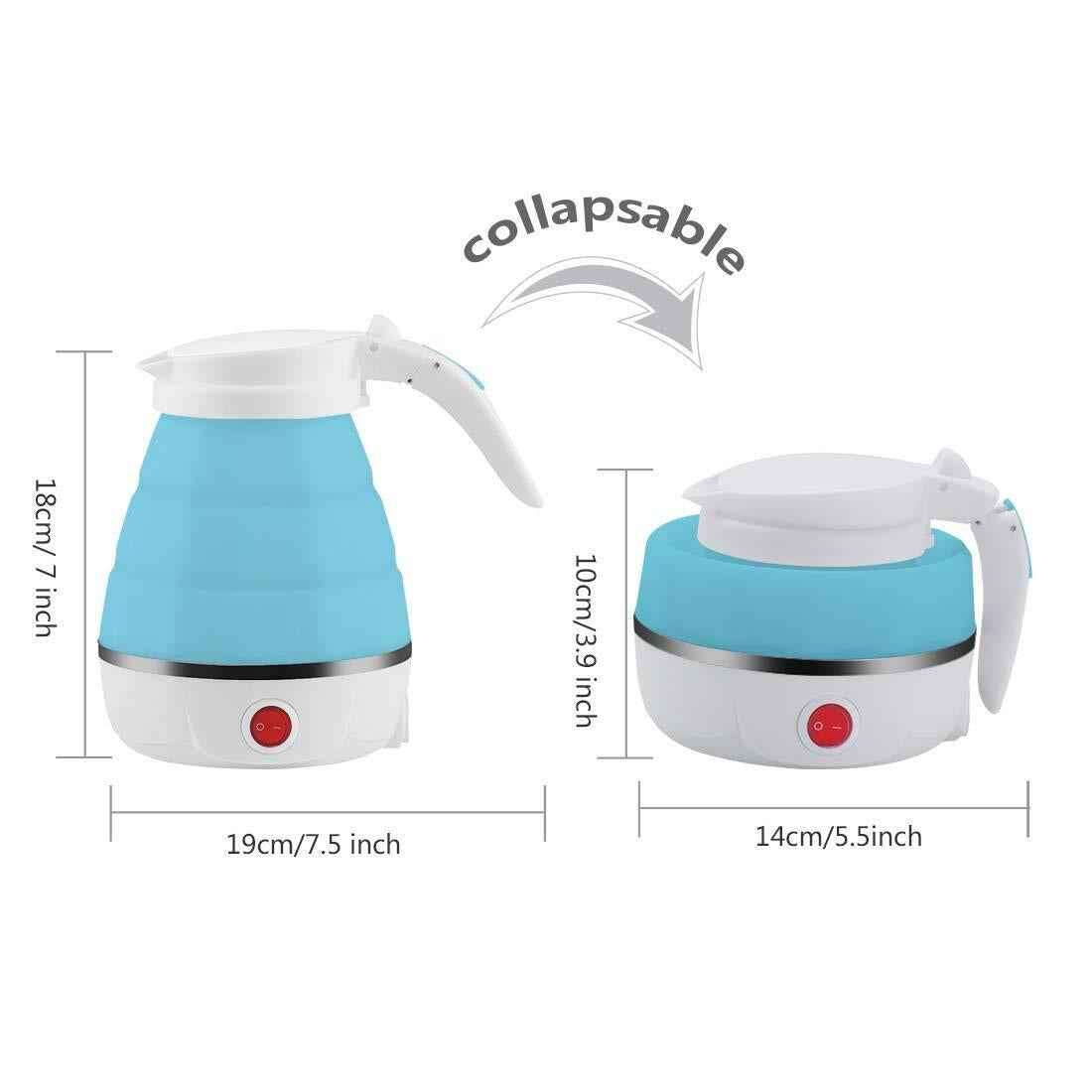 Electric Kettle - Silicone Foldable Electric Water Kettle   ( 600 ml )