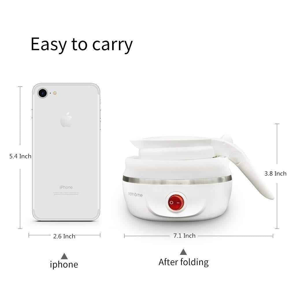 Electric Kettle - Silicone Foldable Electric Water Kettle   ( 600 ml )
