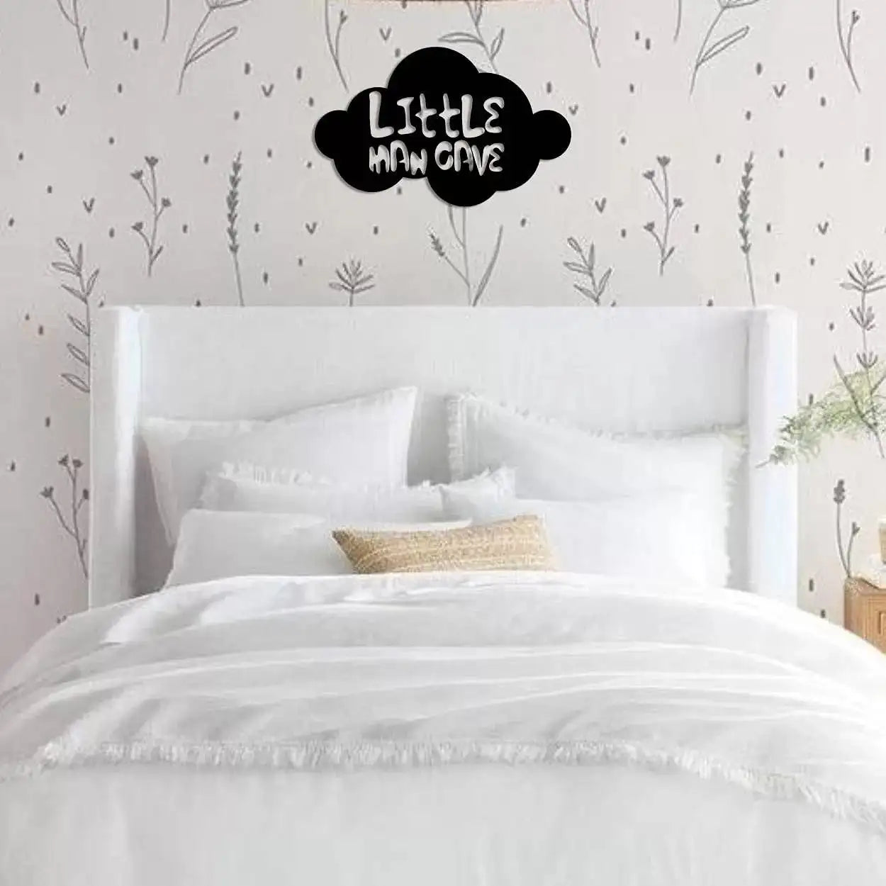 "Little Man Cave" Cloud Wall Decor -  - Jolly Gifts And Arts