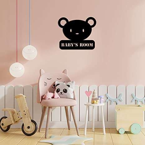 Adorable Bear Wall Sign – "Baby’s Room" -  - Jolly Gifts And Arts