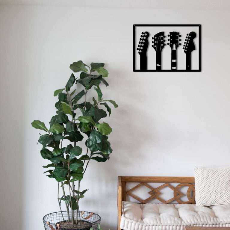 Guitar Headstock Wall Art -  - Jolly Gifts And Arts