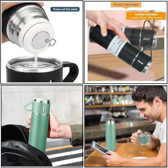 Thermal Vacuum Flask & Mug Gift Set -  - Jolly Gifts And Arts