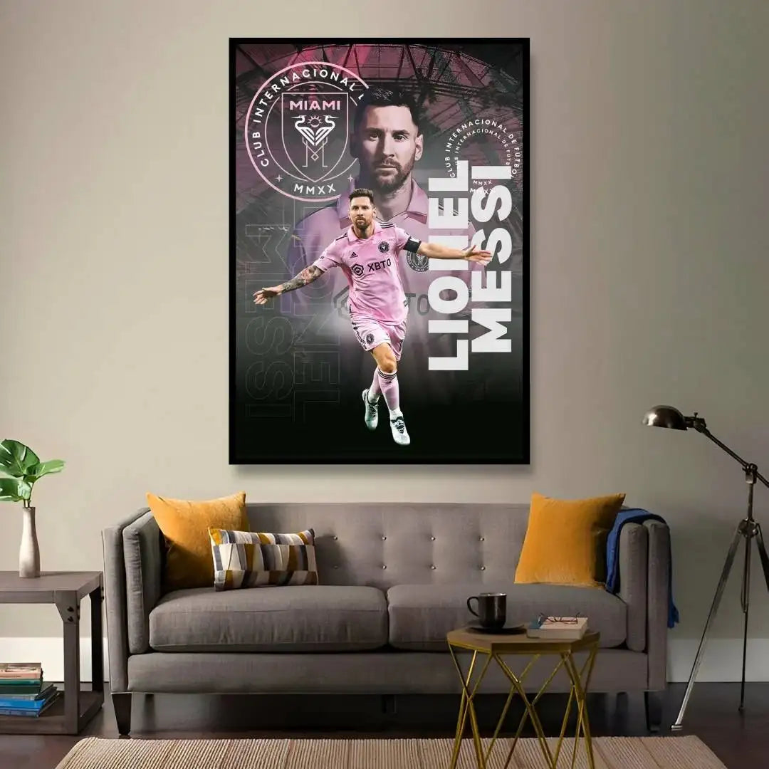 Cristiano Ronaldo CR7 Legacy Inter Miami Art Poster -  - Jolly Gifts And Arts