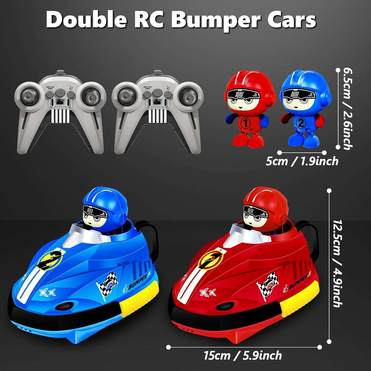 RC Battle Stunt Cars (2-Pack)