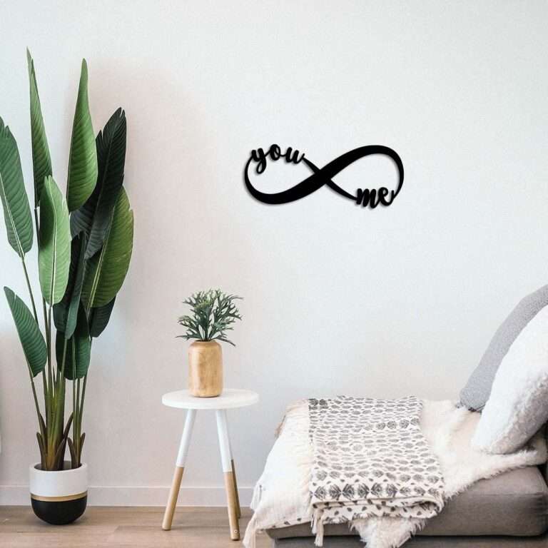 "You & Me" Infinity Symbol Wall Art -  - Jolly Gifts And Arts