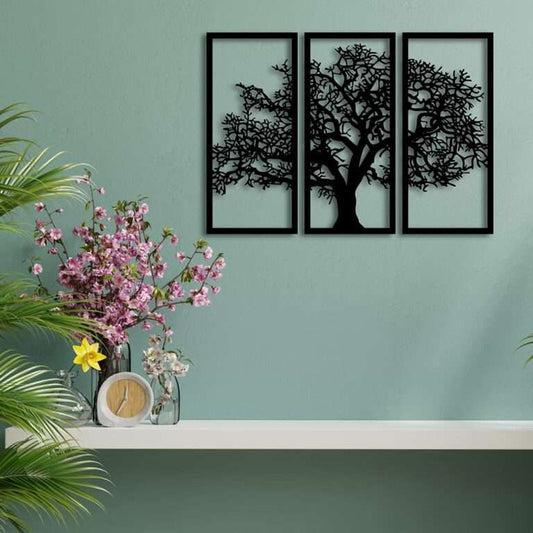 Tree Wall Decor 3 Panels -  - Jolly Gifts And Arts