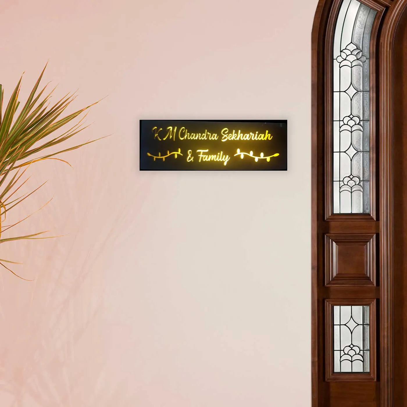 Personalized Tree Theme Acrylic Name Plate