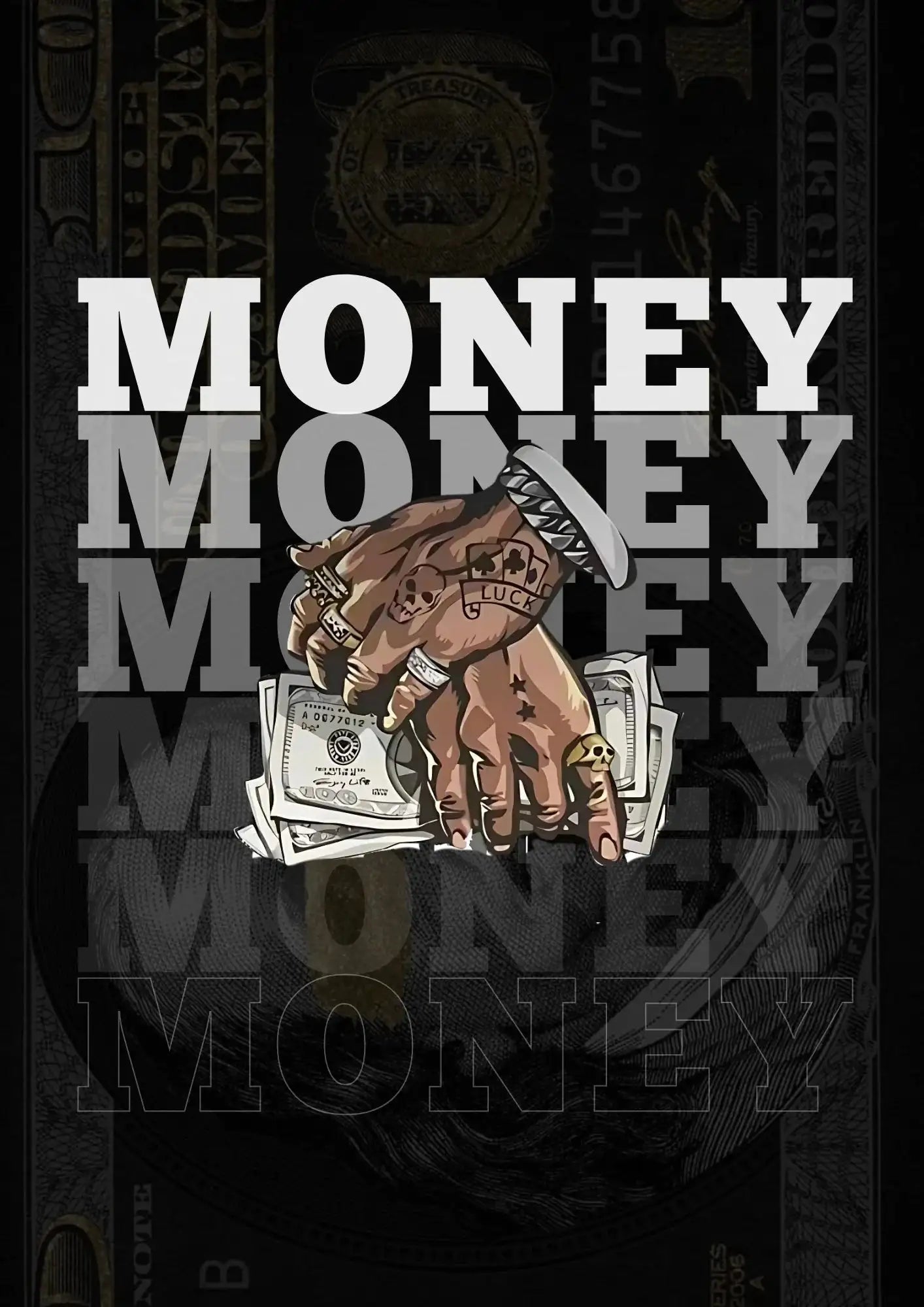 "Money Mindset" Wall Art Print