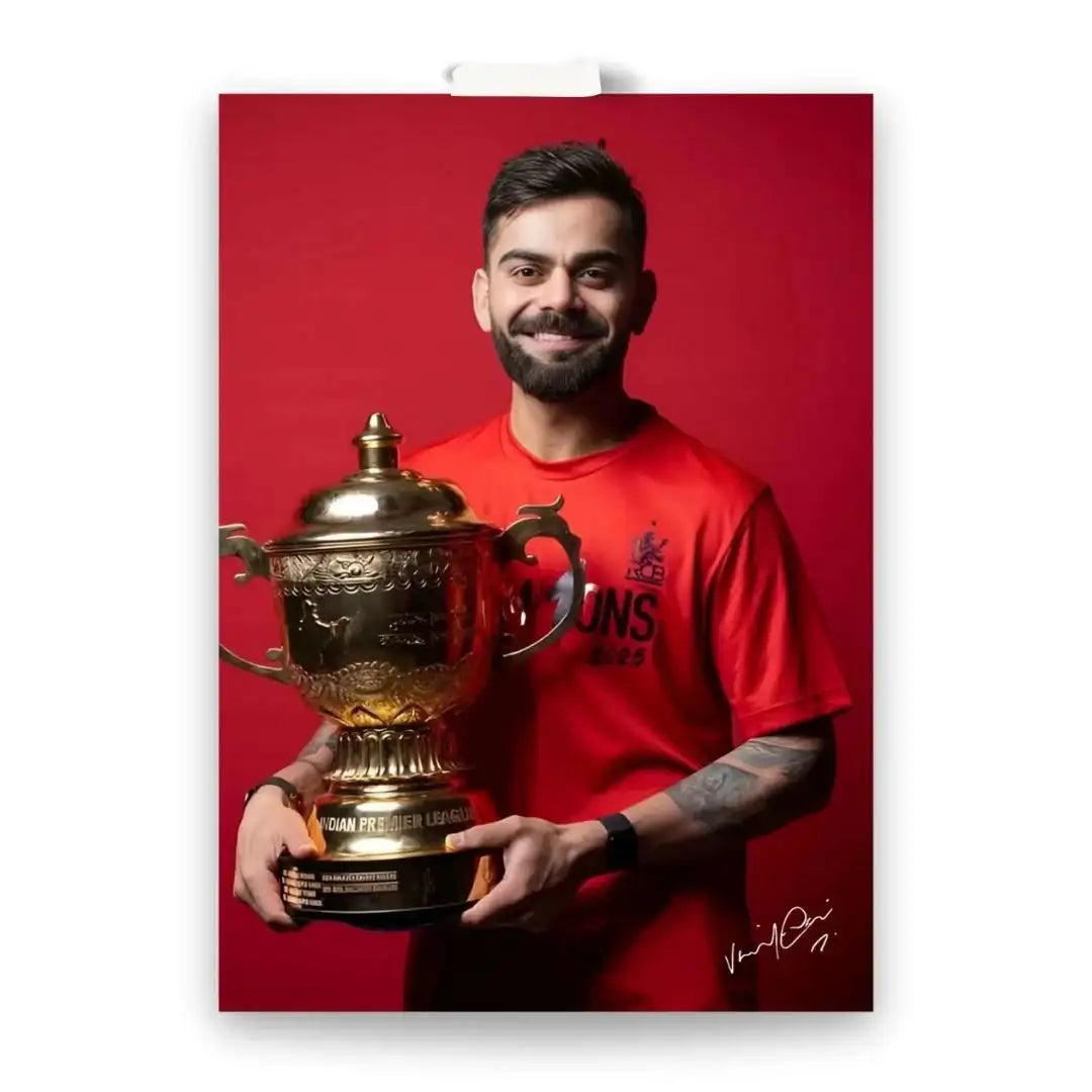 RCB WPL Champions Poster /Set of 2 -  - Jolly Gifts And Arts