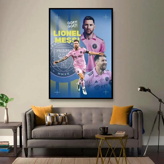 "GOAT! Lionel Messi" Football Legend Art Print -  - Jolly Gifts And Arts