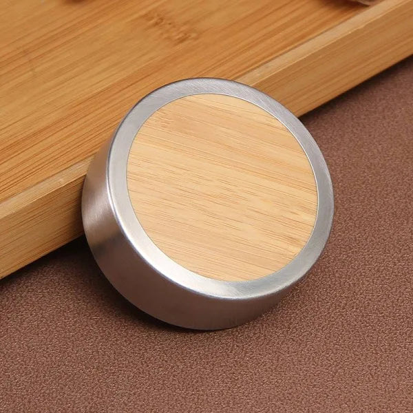 Personalized Bamboo Vacuum Flask with Strainer -  - Jolly Gifts And Arts