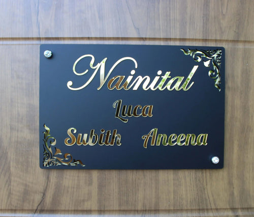 Personalised Nameplate for Door