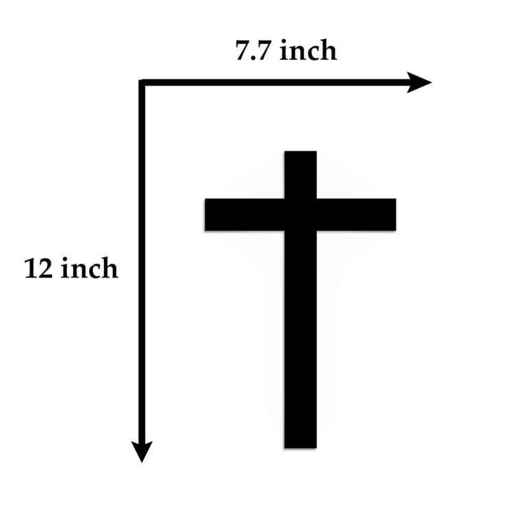 Minimalist Latin Cross Wall Art -  - Jolly Gifts And Arts