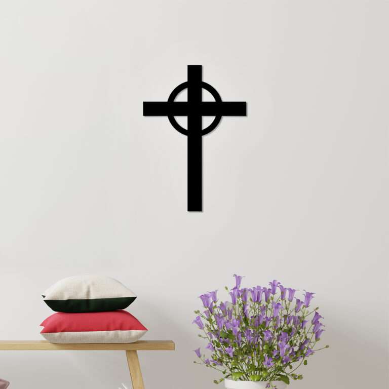 Classic Celtic Cross Wall Art -  - Jolly Gifts And Arts