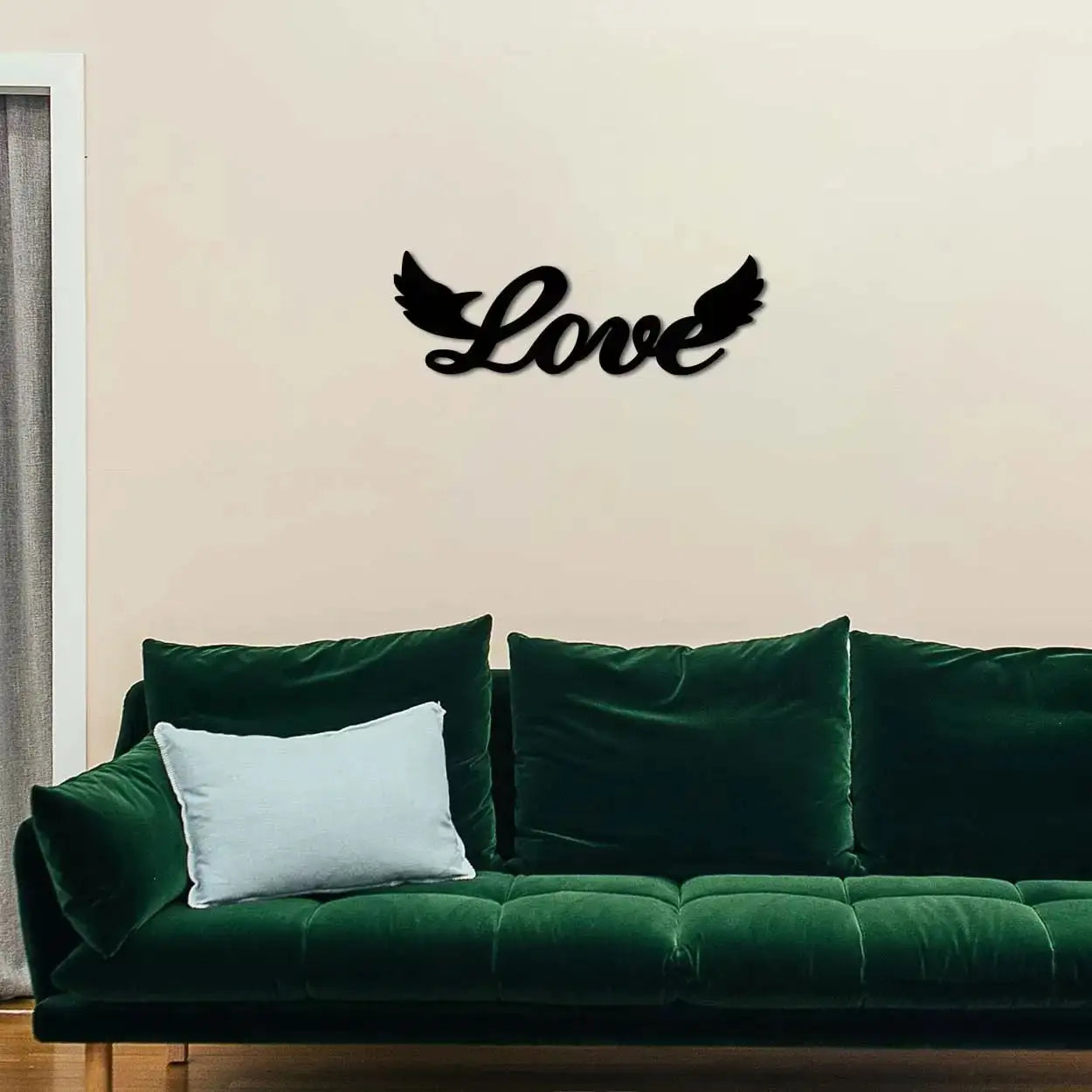 "Love" Word Wall Art with Wings -  - Jolly Gifts And Arts