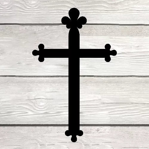 Elegant Trefoil Cross Wall Art -  - Jolly Gifts And Arts