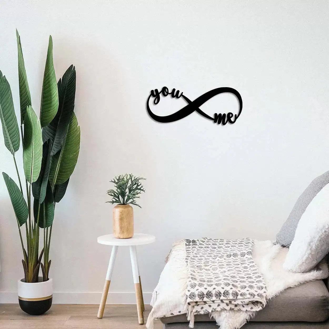 "You & Me" Infinity Symbol Wall Art -  - Jolly Gifts And Arts