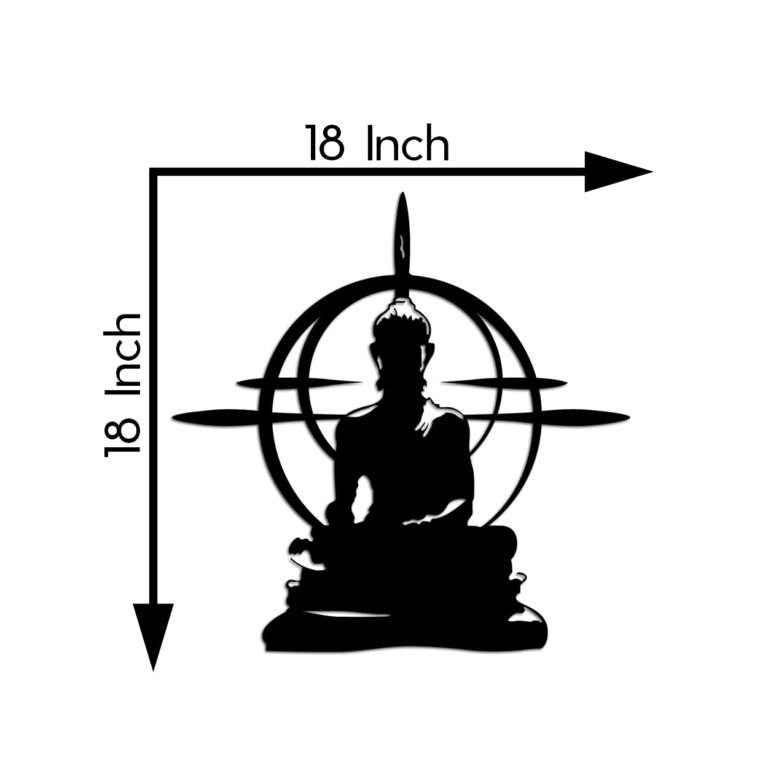 Geometric Aura Buddha Wall Art Jolly Gifts And Arts