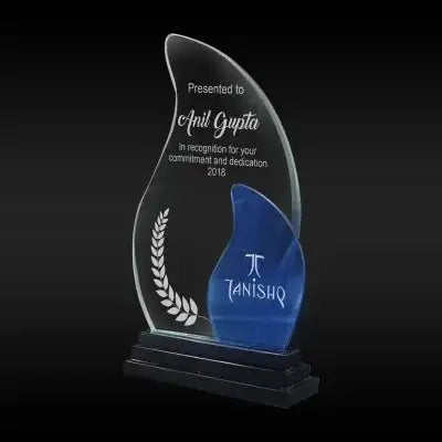 Economic Glass Memento ( 29cm x 16.5cm )