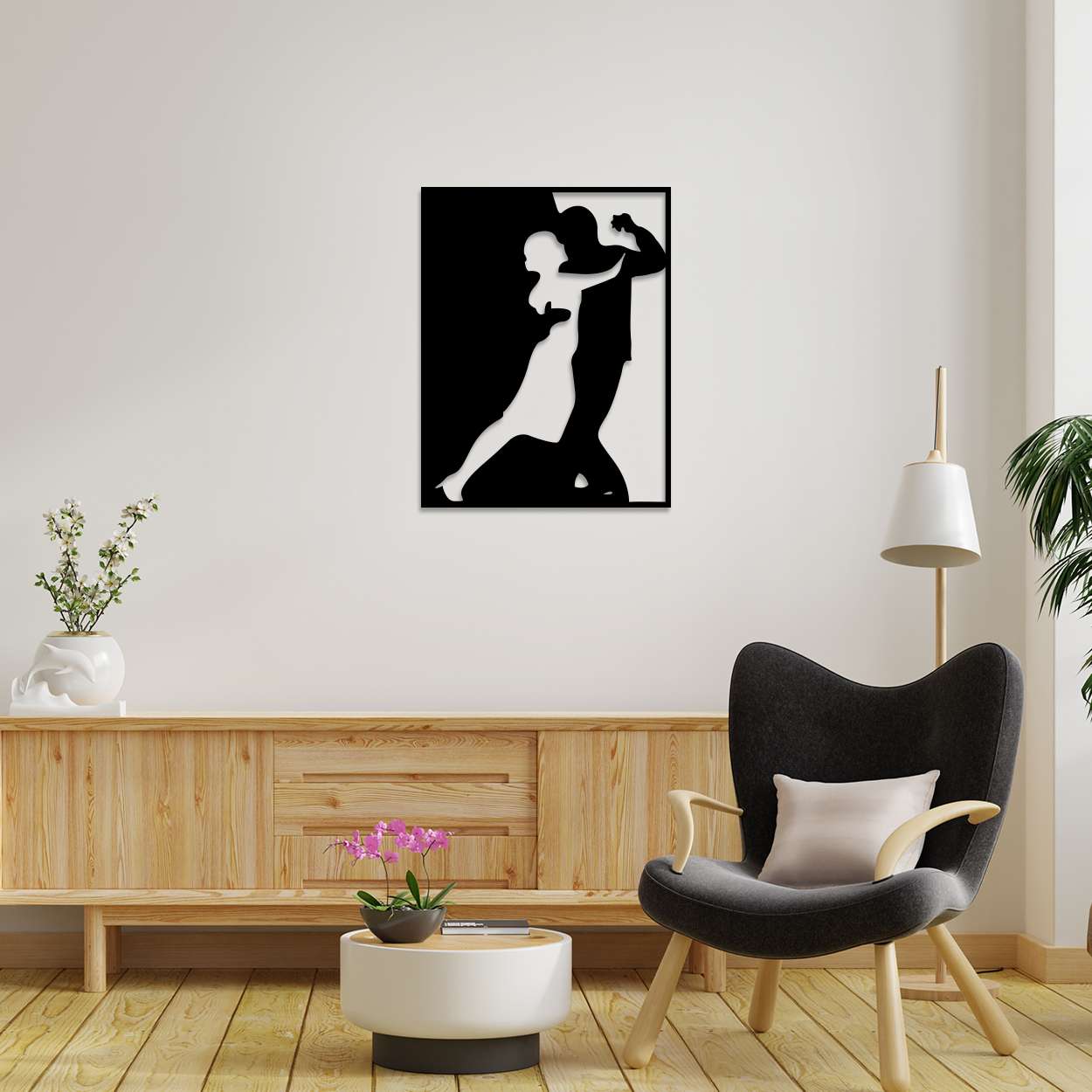 Modern Couple Dancing Wall Art -  - Jolly Gifts And Arts