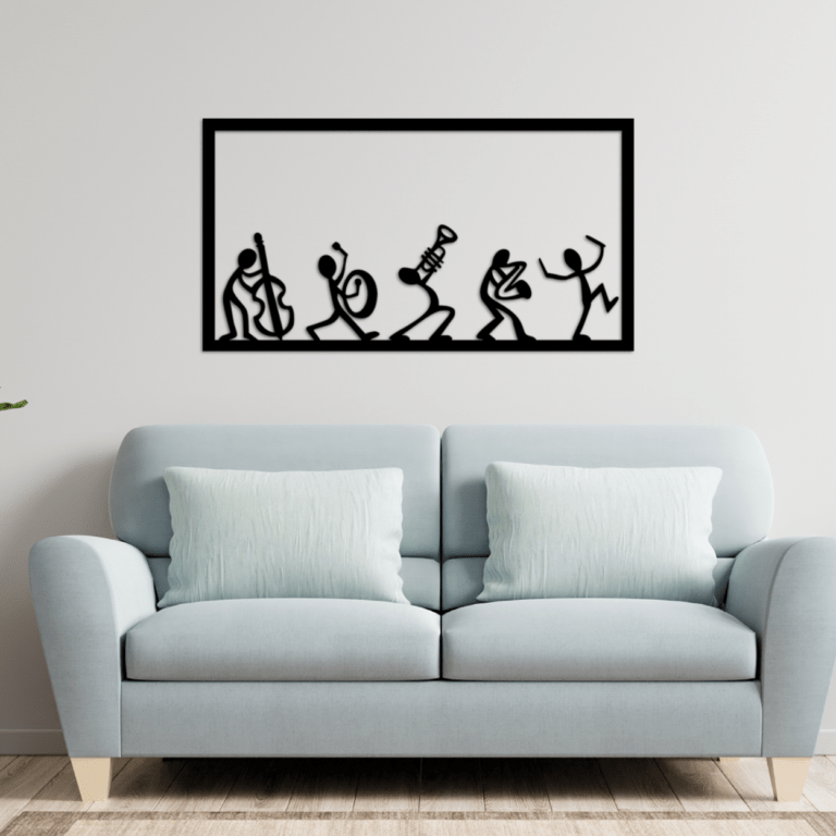 Whimsical Musician Figures Wall Decor -  - Jolly Gifts And Arts