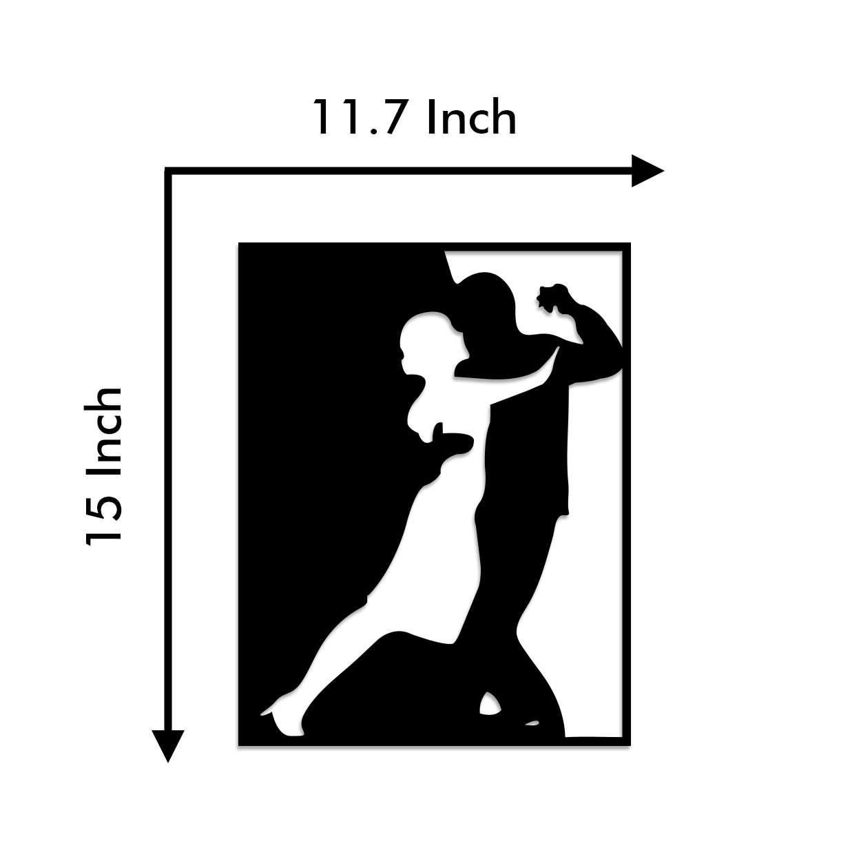 Modern Couple Dancing Wall Art -  - Jolly Gifts And Arts