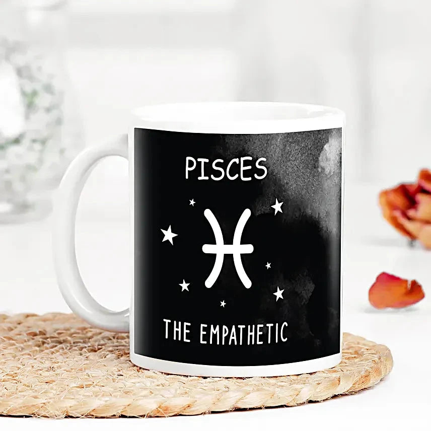 Personalised Pisces Harmony Photo Mug