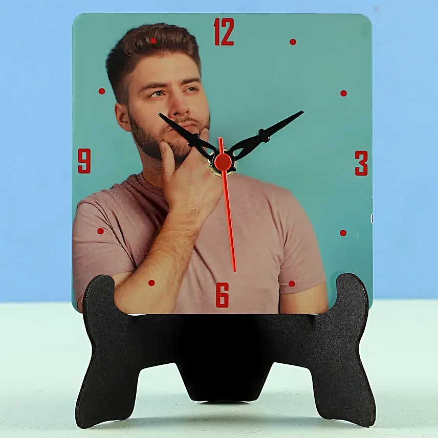 Personalised Table Clock For Him -  - Jolly Gifts And Arts