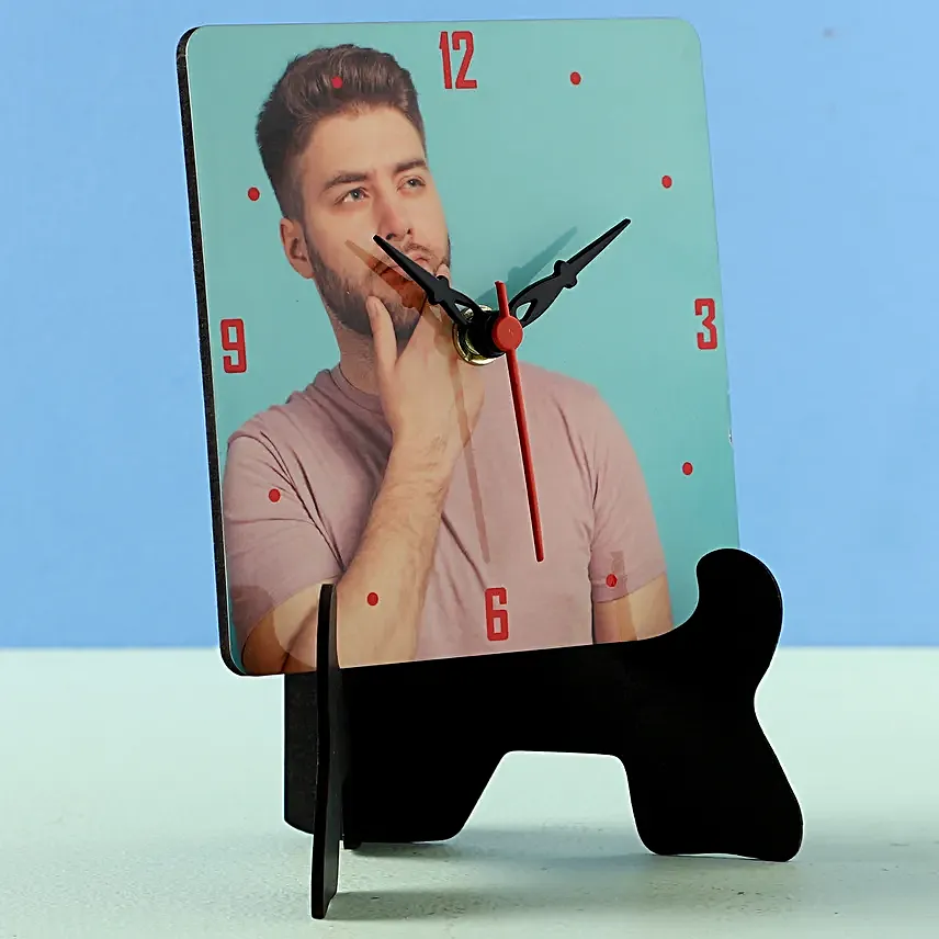 Personalised Table Clock For Him -  - Jolly Gifts And Arts