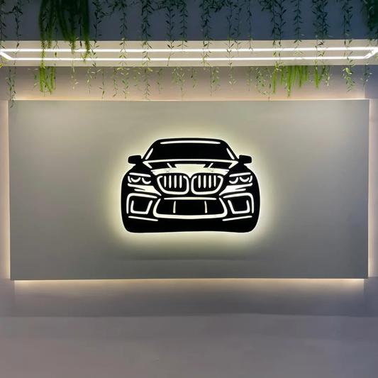 SUV Front Silhouette Sign | Ultimate BMW Fan Wall Art -  - Jolly Gifts And Arts