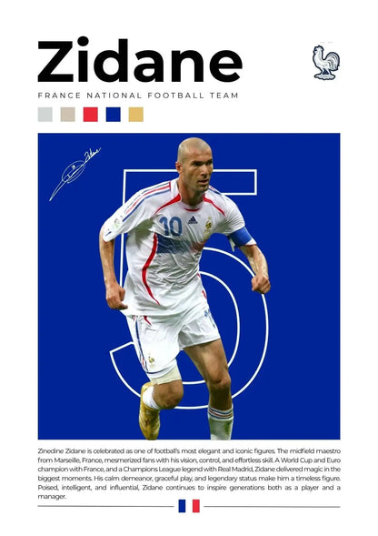 Midfield Maestro Poster-Zidane -  - Jolly Gifts And Arts