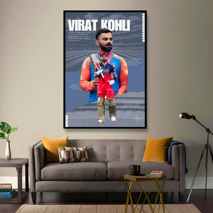 Virat Kohli "King Kohli" Poster -  - Jolly Gifts And Arts