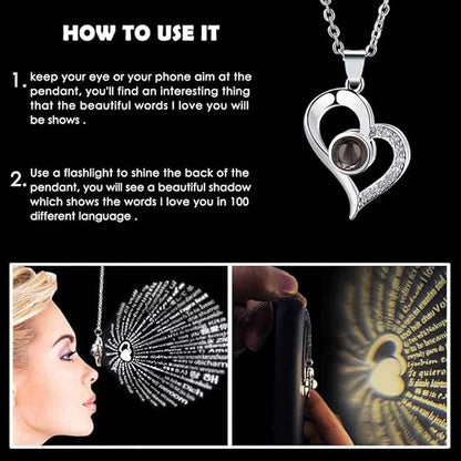 Forever Rose Flower & Premium Necklace Box Set – Timeless Elegance by Jolly Gifts And Arts