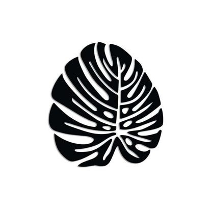 Monstera Leaf Silhouette Wall Art -  - Jolly Gifts And Arts