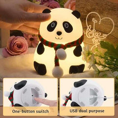 7-Color Silicone Panda Lamp