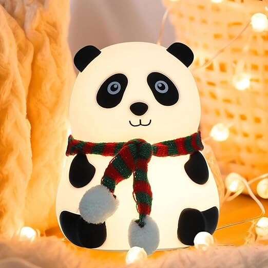 7-Color Silicone Panda Lamp