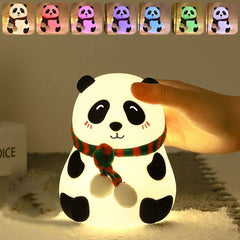 7-Color Silicone Panda Lamp