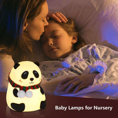 7-Color Silicone Panda Lamp