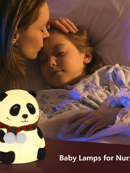 7-Color Silicone Panda Lamp